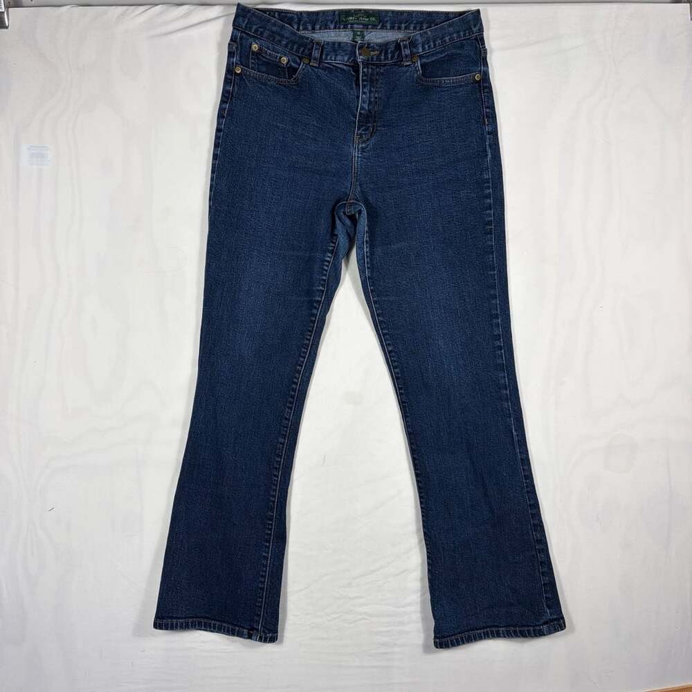 Lauren Jeans Co. Ralph Lauren Classic Bootcut Jeans Womens Size 10 Dark Wash